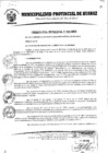 Vista preliminar de documento ORDENANZA MUNICIPAL N°39-MPH-2016