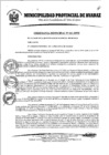 Vista preliminar de documento ORDENANZA MUNICIPAL N°41-MPH-2016