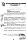 Vista preliminar de documento ORDENANZA MUNICIPAL N°46-MPH-2016