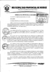 Vista preliminar de documento ORDENANZA MUNICIPAL N°51-MPH-2016