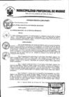 Vista preliminar de documento ORDENANZA MUNICIPAL N°58-MPH-2016