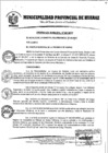 Vista preliminar de documento ORDENANZA MUNICIPAL N°87-MPH-2017