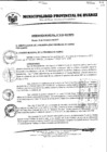 Vista preliminar de documento ORDENANZA MUNICIPAL N°105-MPH-2017