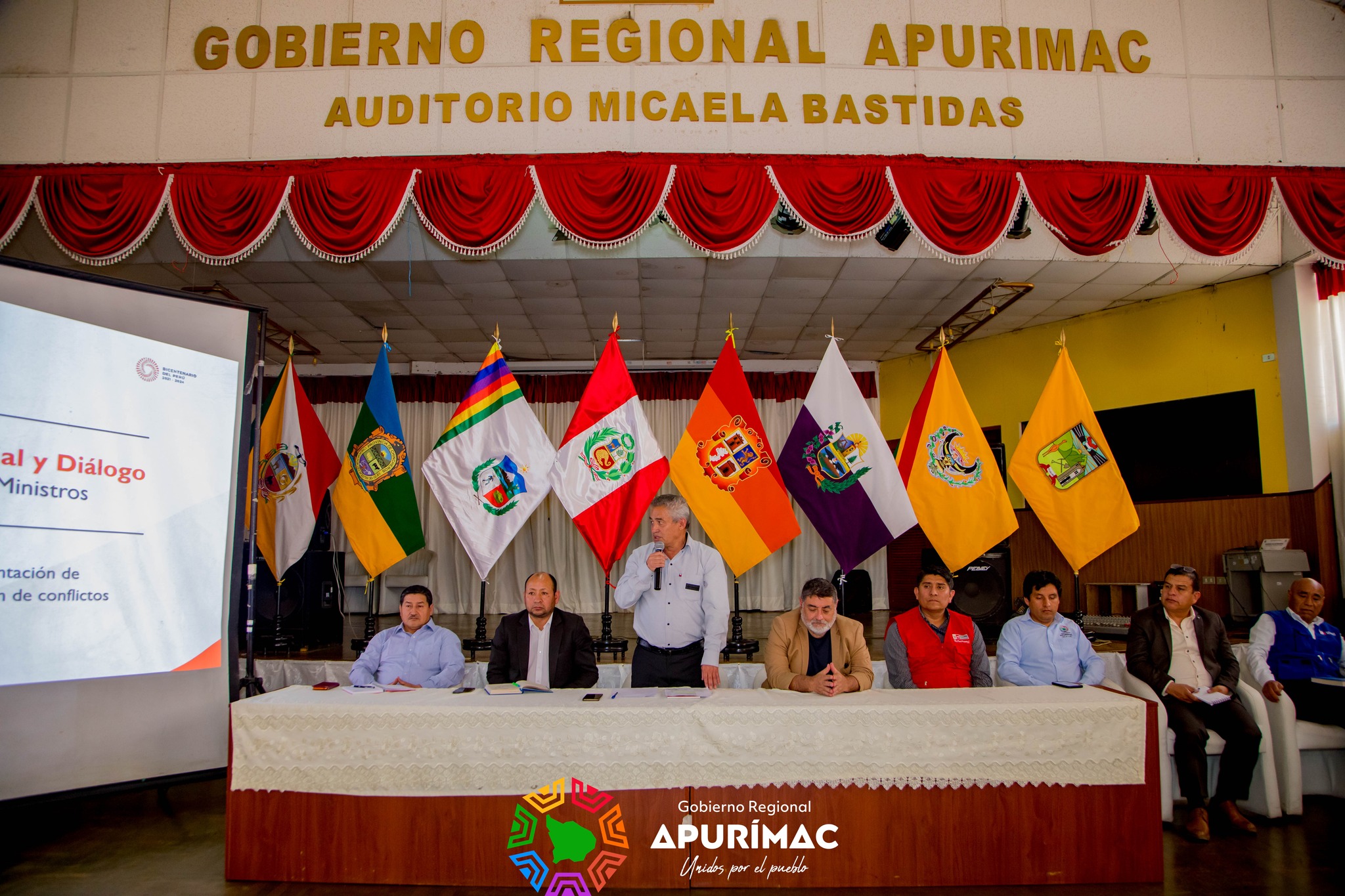 Gore Apurímac y Secretaría de Gestión Social y diálogo de la PCM articulan acciones para la prevención de conflictos a nivel regional