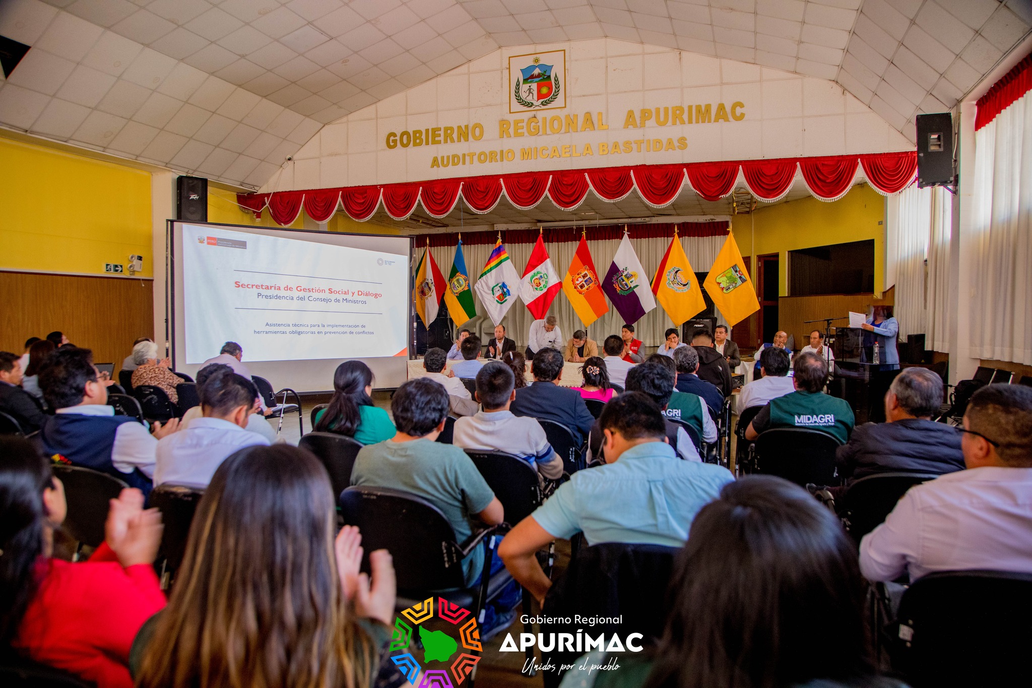 Gore Apurímac y Secretaría de Gestión Social y diálogo de la PCM articulan acciones para la prevención de conflictos a nivel regional