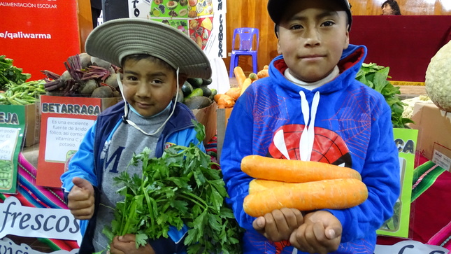 Alimentos frescos para complementar servicio alimentario escolar