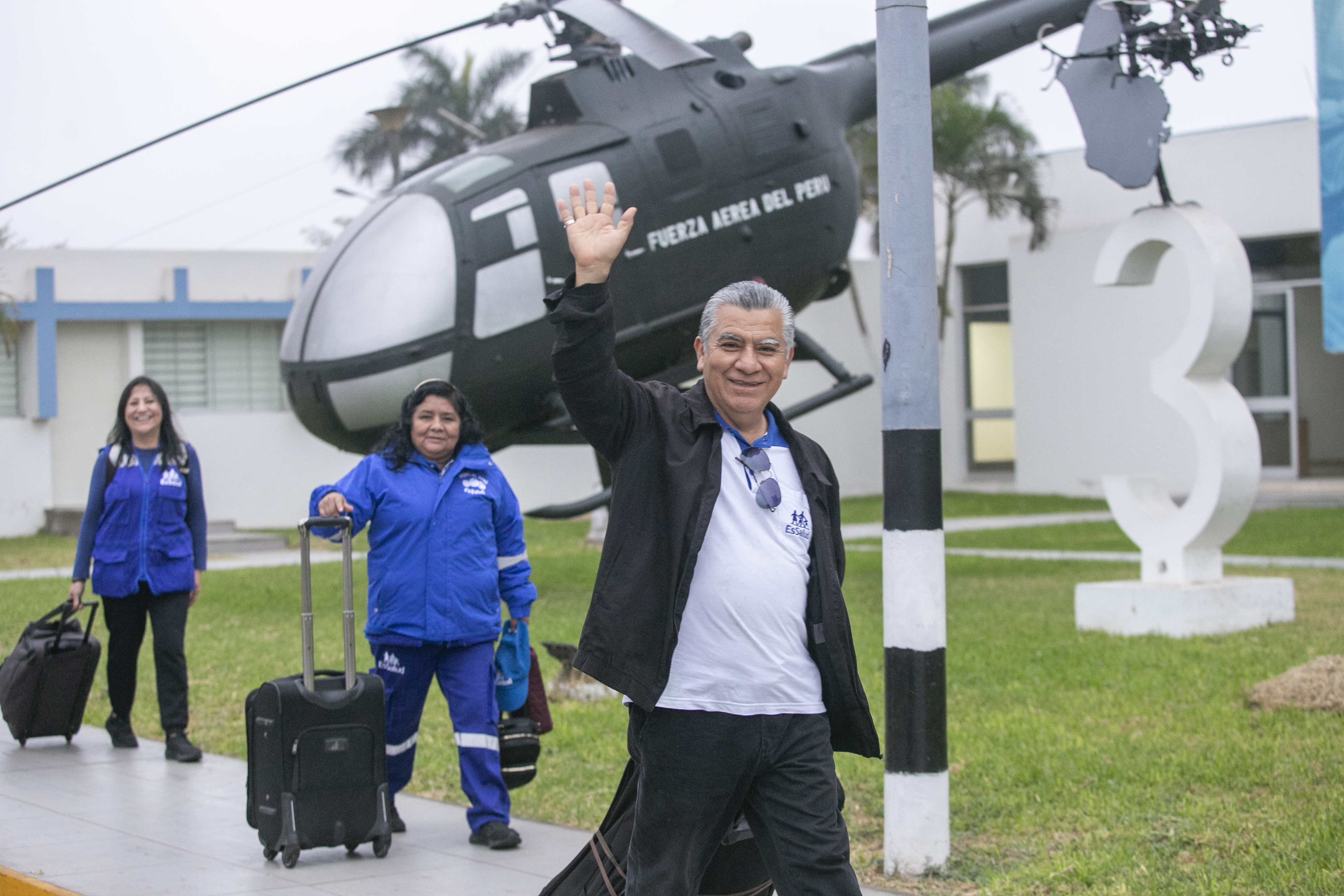Personal de EsSalud rumbo a Pichanaqui