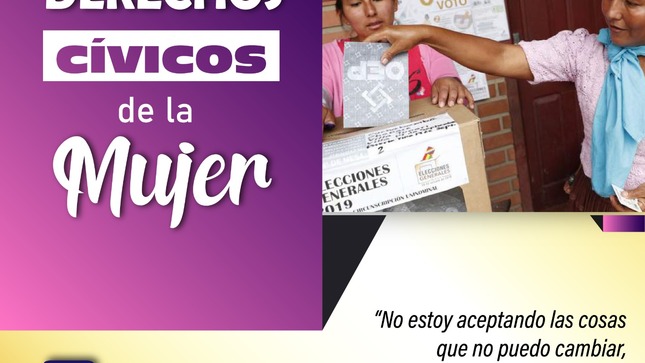 DÍA DE LOS DERECHOS CÍVICOS DE LA MUJER
07deSeptiembre