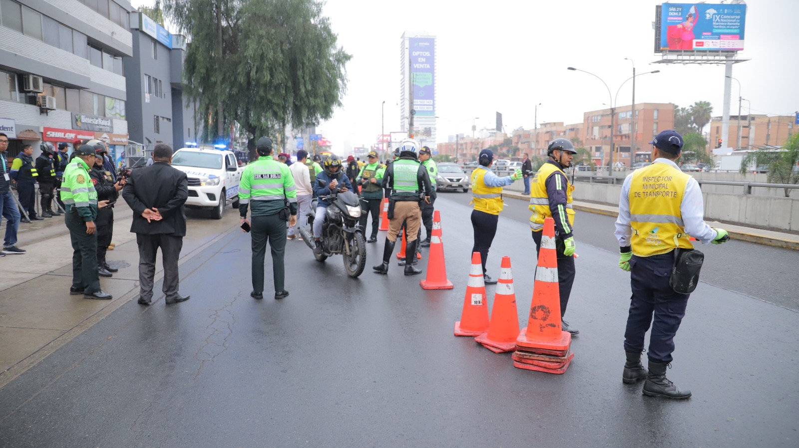 Operativos en San Borja