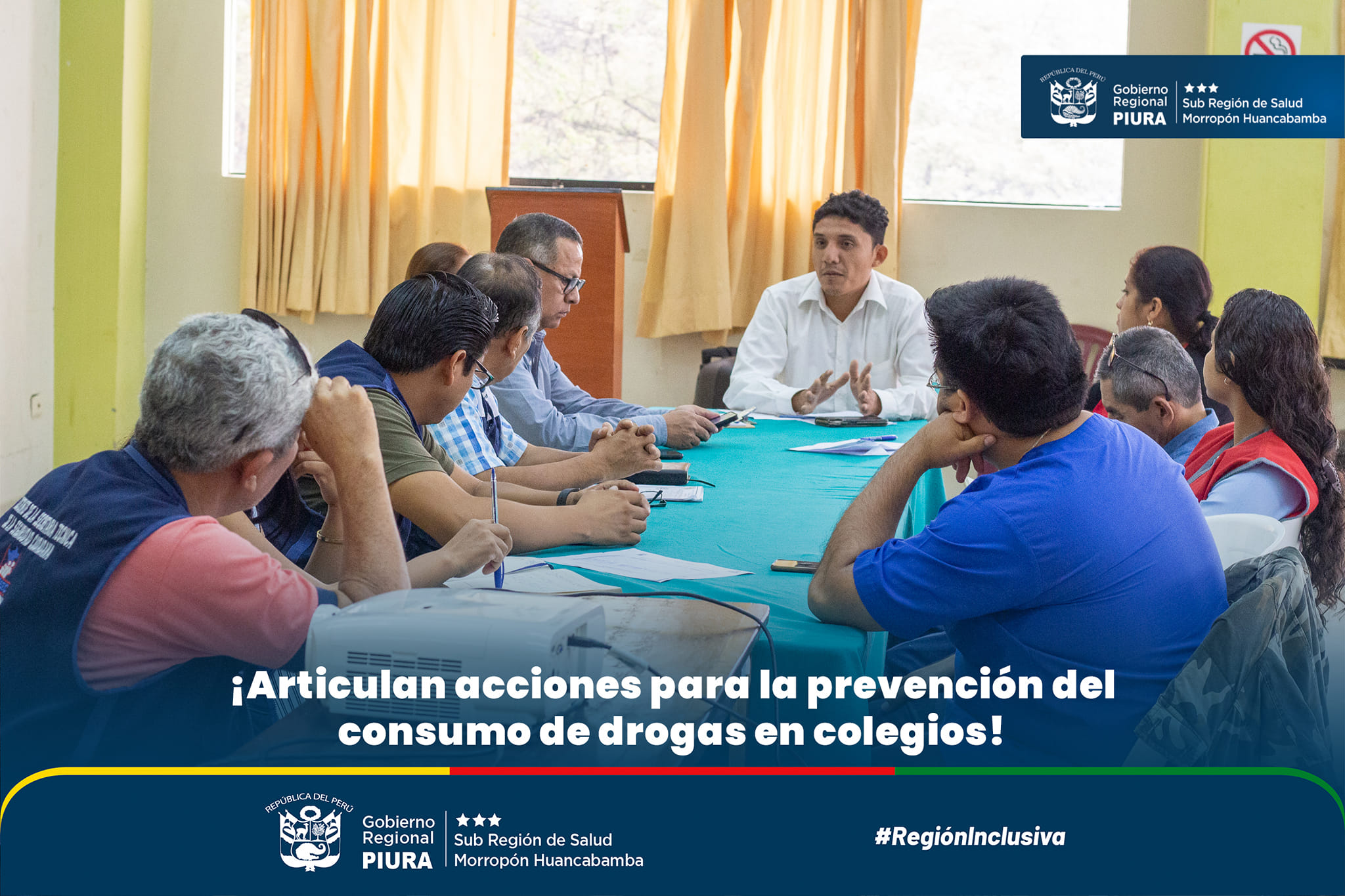 Articulan acciones para la prevención del consumo de drogas en colegios