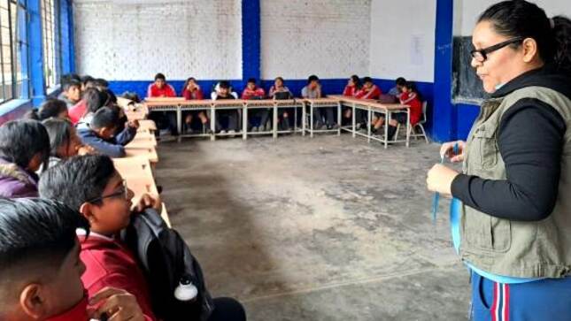 Gobierno Regional promueve prevención del suicidio en colegios de Chulucanas