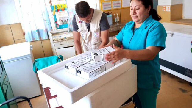 Llegaron a Lambayeque 50 mil dosis de vacuna bivalente contra la COVID-19