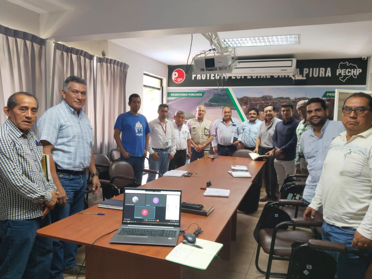EN REUNIÓN TÉCNICA ACUERDAN INICIAR MEDICIÓN DEL CAUDAL DEL RÍO CHIRA
