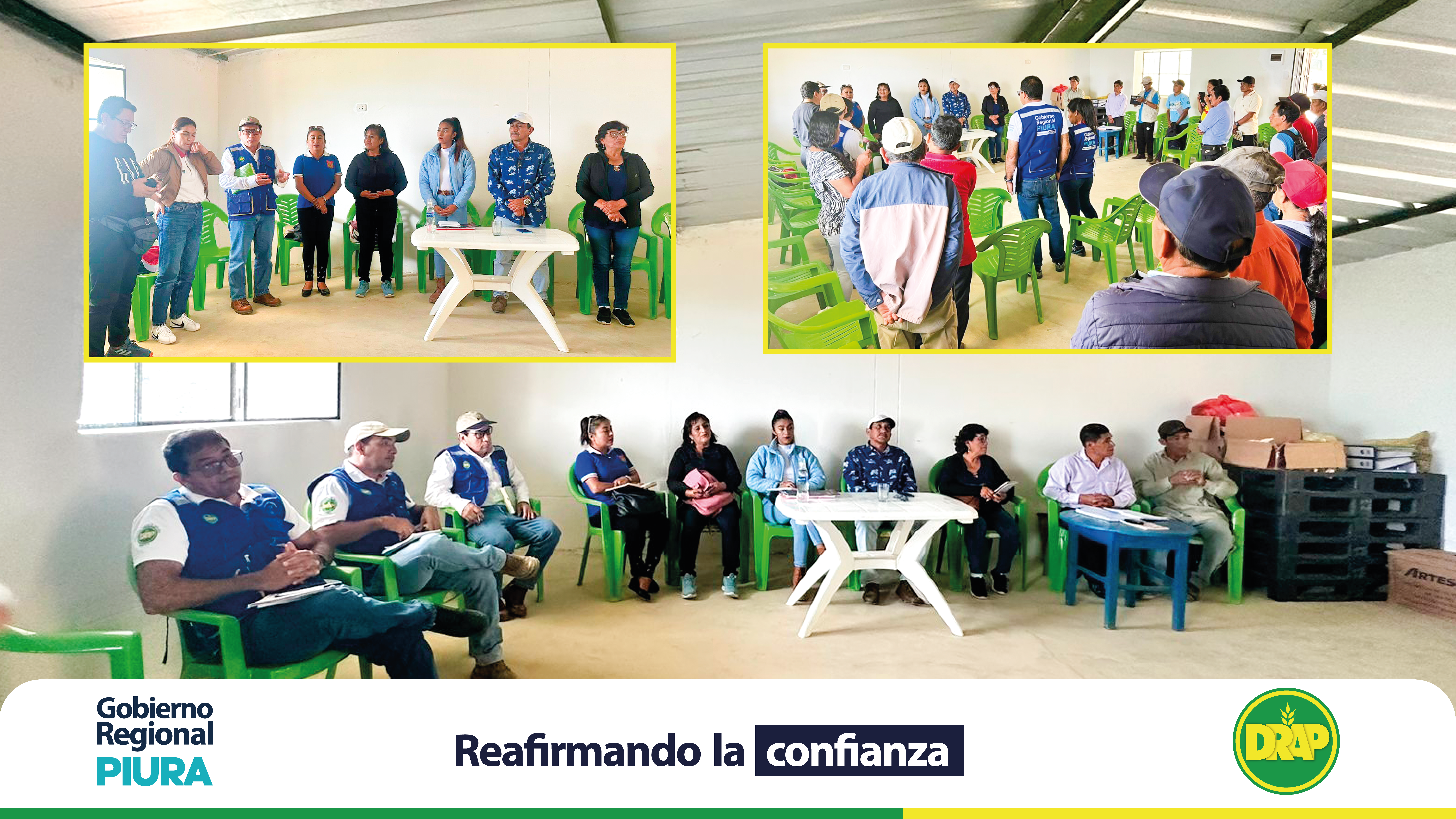 Registro fotográfico de apoyo al café con agricultores