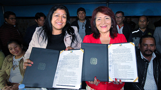 Vecinos de Nuevo Imperial serán beneficiados con obra de servicios básicos valorizado en más de 1.1 millones de soles