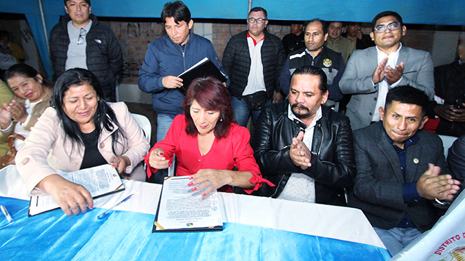 Vecinos de Nuevo Imperial serán beneficiados con obra de servicios básicos valorizado en más de 1.1 millones de soles