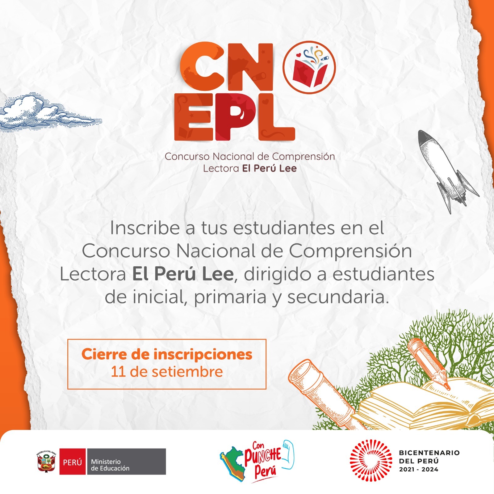 Concurso Nacional de Compresión Lectora El Perú Lee