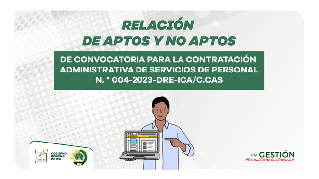 Relación de aptos y no aptos