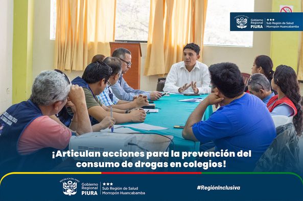 Articulan acciones para la prevención del consumo de drogas