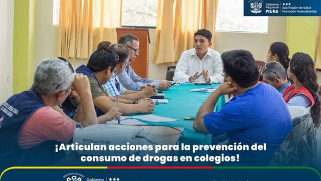 Articulan acciones para la prevención del consumo de drogas