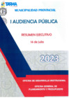 Vista preliminar de documento Resumen Ejecutivo | Rendición de Cuentas 2023 - I