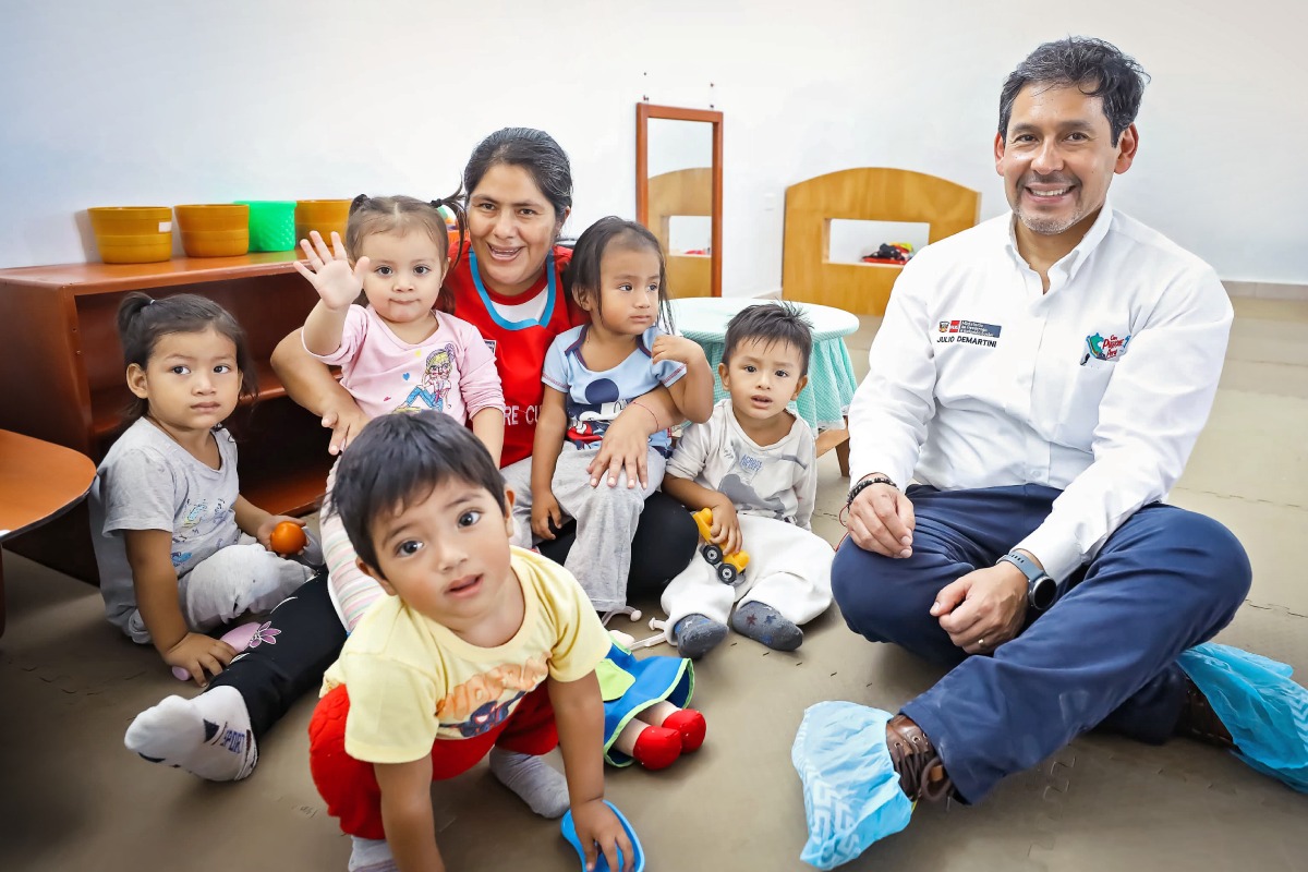 Midis supervisa atención integral de niñas y niños usuarios de Cuna Más en Piura