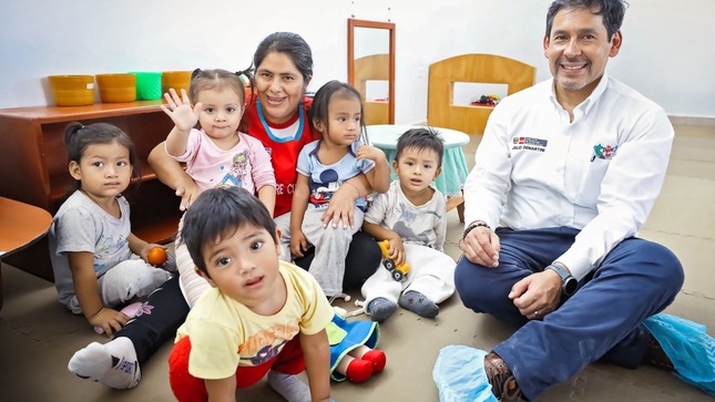 Midis supervisa atención integral de niñas y niños usuarios de Cuna Más en Piura