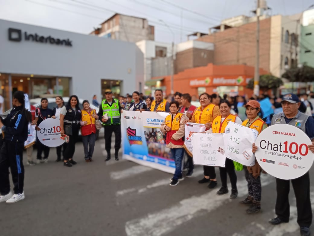 MPH, PNP, serenazgo, juntas vecinales y el CEM se unieron para decirle "No a la Violencia"