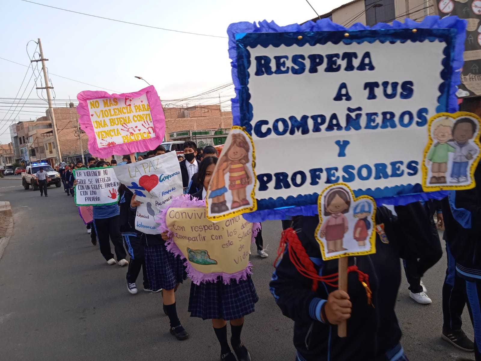 MPH, PNP, serenazgo, juntas vecinales y el CEM se unieron para decirle "No a la Violencia"