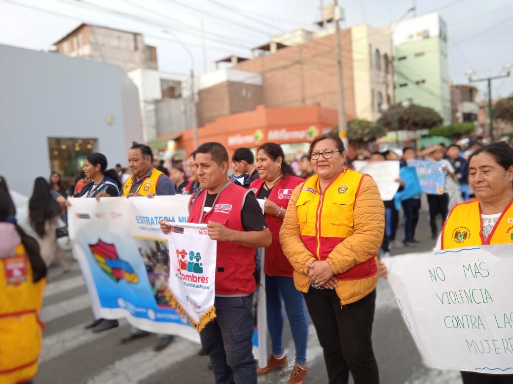 MPH, PNP, serenazgo, juntas vecinales y el CEM se unieron para decirle "No a la Violencia"