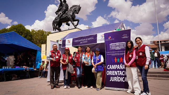 Corte Superior de Justicia de Cusco participó en III Feria de Emprendedores con Discapacidad
