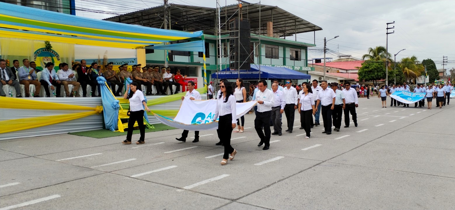 Desfile por aniversario de Bagua