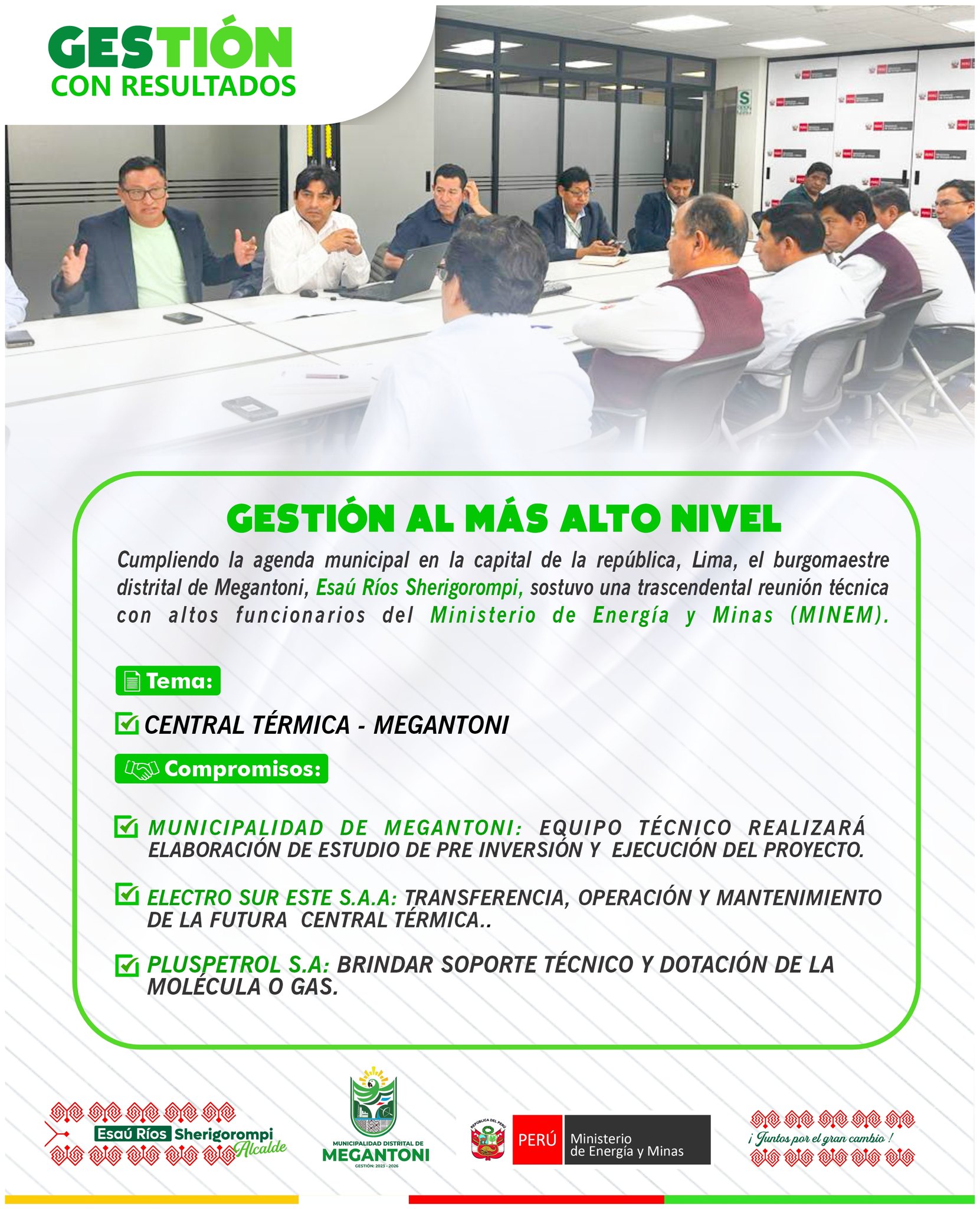Central tรฉrmica para el distrito energรฉtico