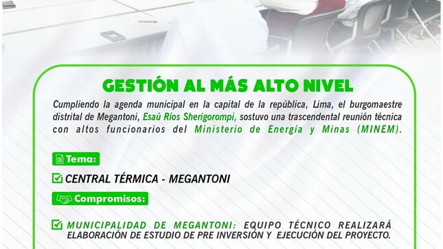 Central térmica para el distrito energético