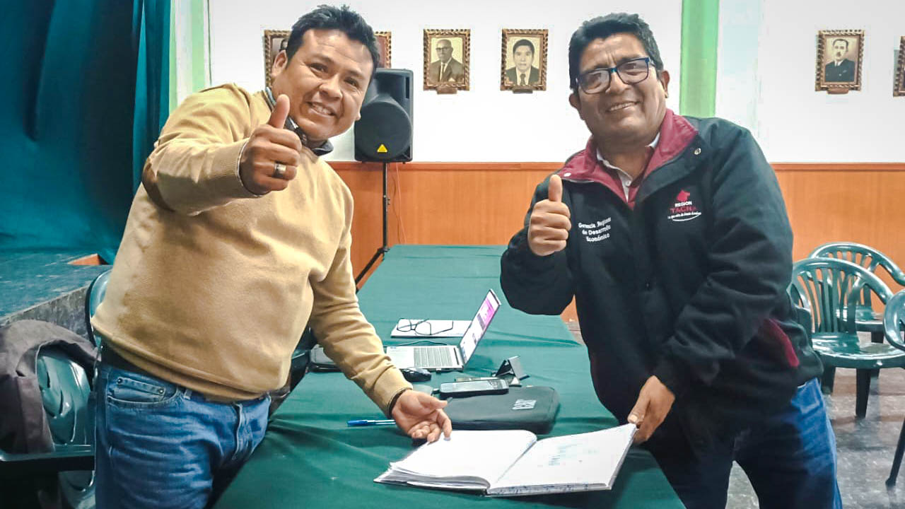 GORE Tacna expone proyectos en beneficio de provincia de Tarata 