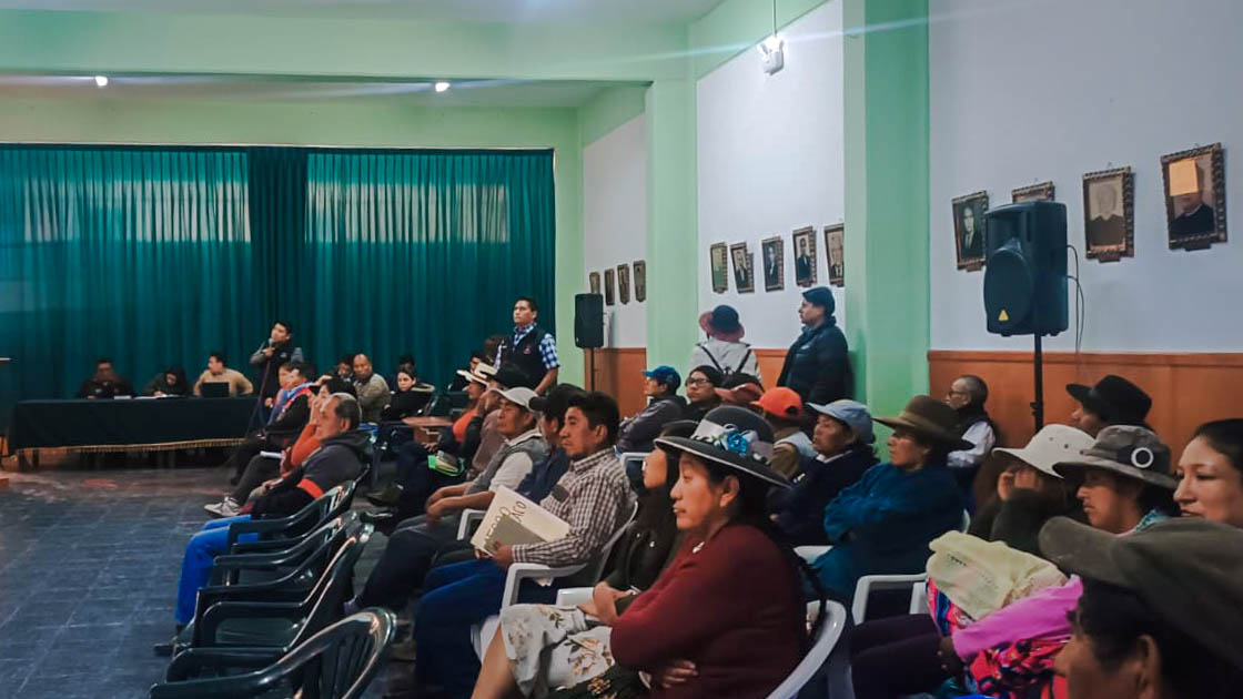 GORE Tacna expone proyectos en beneficio de provincia de Tarata 