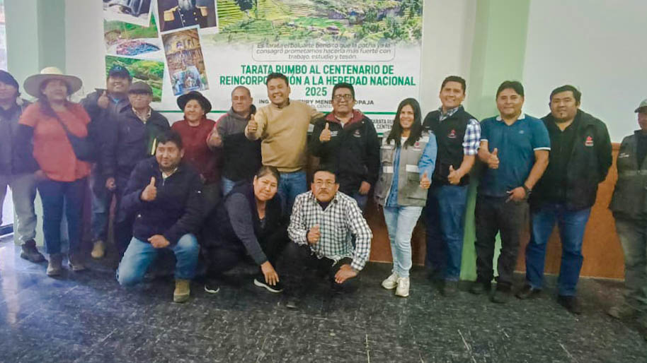 GORE Tacna expone proyectos en beneficio de provincia de Tarata 