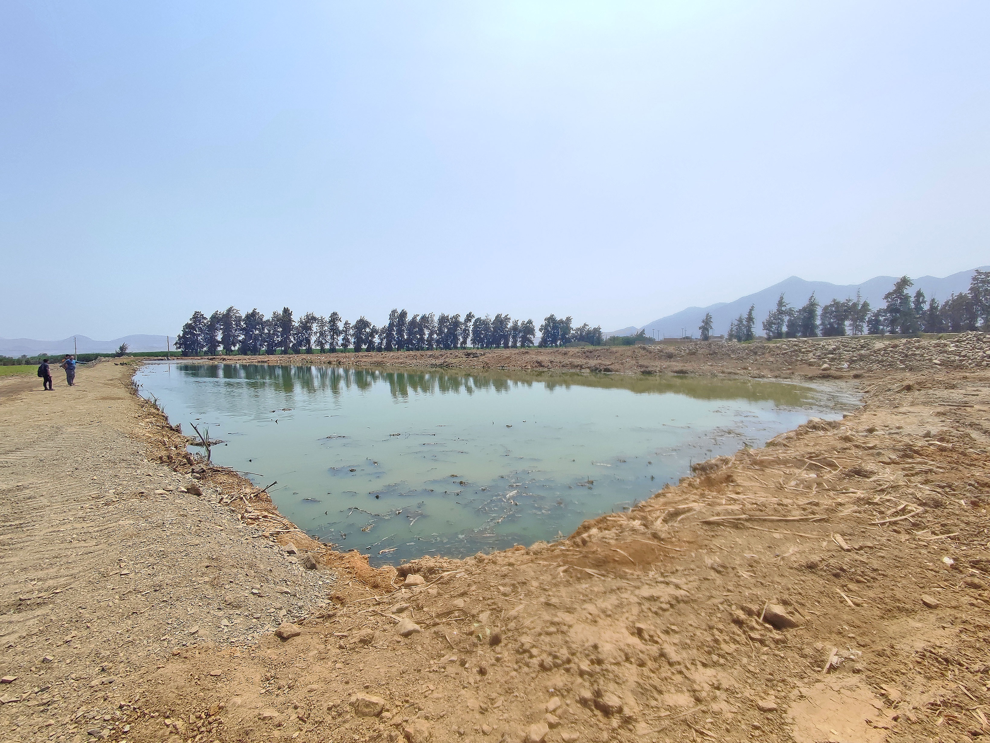 Se realizó limpieza de la laguna de oxidación del centro poblado de San José