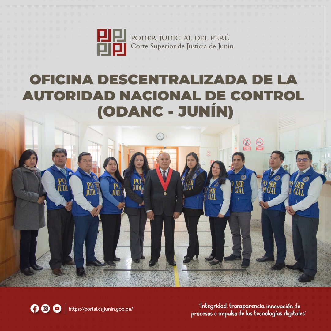 órgano de control de la corte de junín