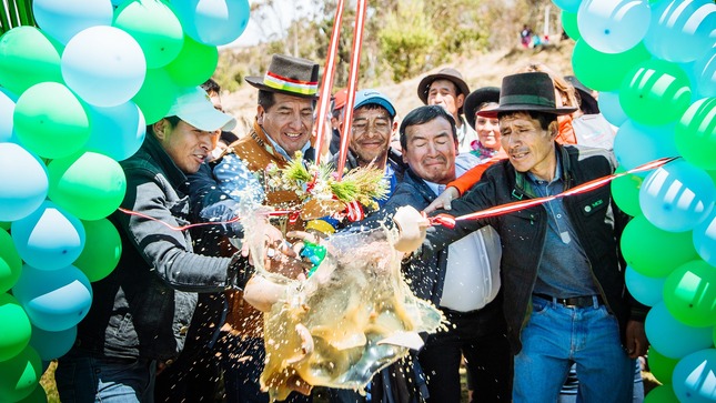 Inauguración en Chullcuisa