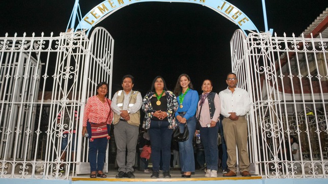  Alcaldesa (e) Tatiana Ríos participó de actividad por el 209° Aniversario del Cementerio San José
