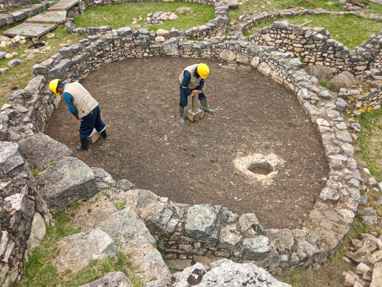 Ministerio de Cultura alcanzó 68% de avances en la impermeabilización y mejora del sistema de drenaje del sector sur de la Llaqta de Kuélap