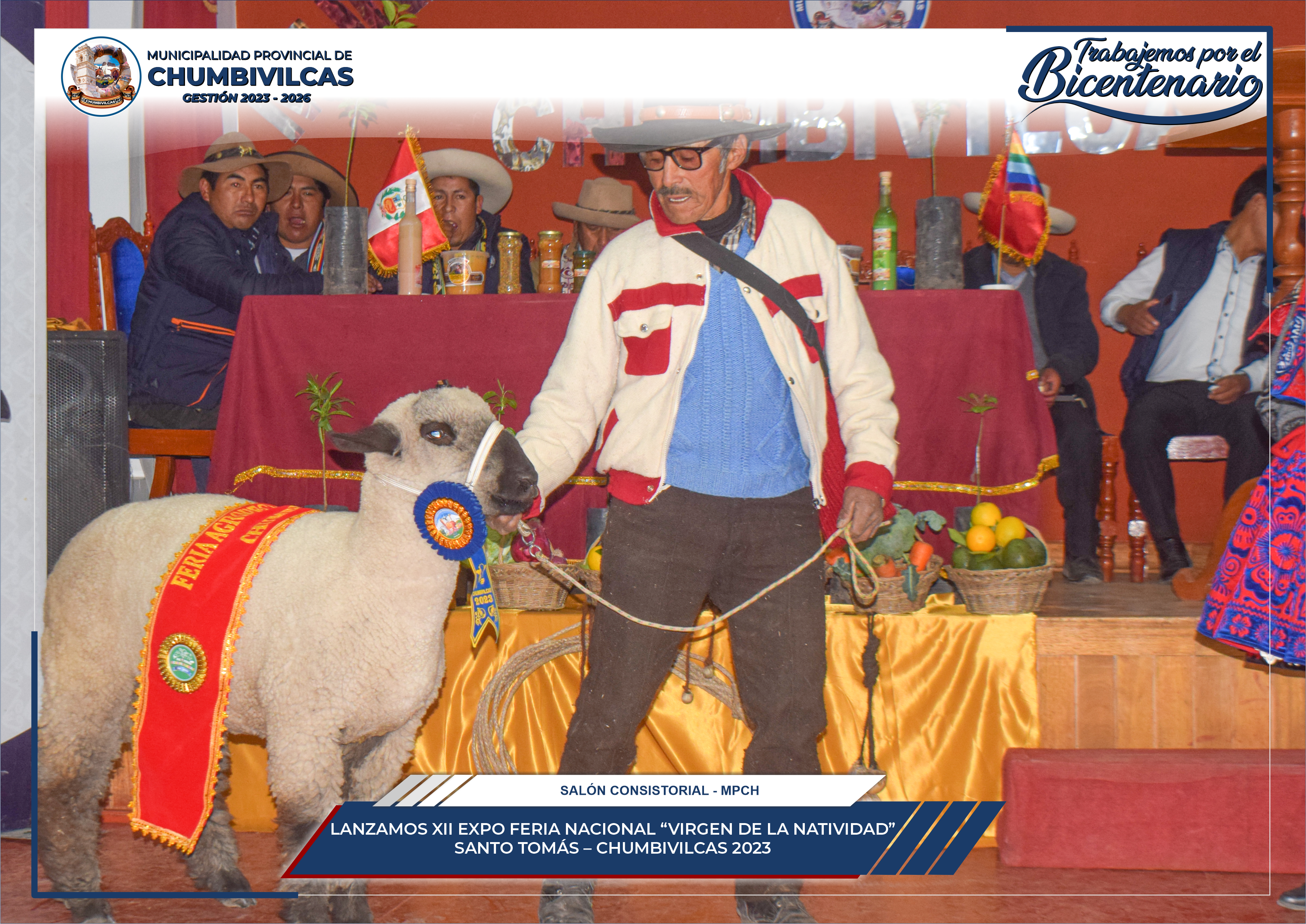Municipalidad de Chumbivilcas lanza actividades de la XII Expo Feria Nacional "Virgen de La Natividad" Santo Tomás - Chumbivilcas 2023