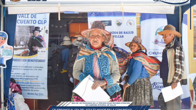 Chumbivilcas celebra el Día del Adulto Mayor en la comunidad Orccoma del distrito de Santo Tomás 