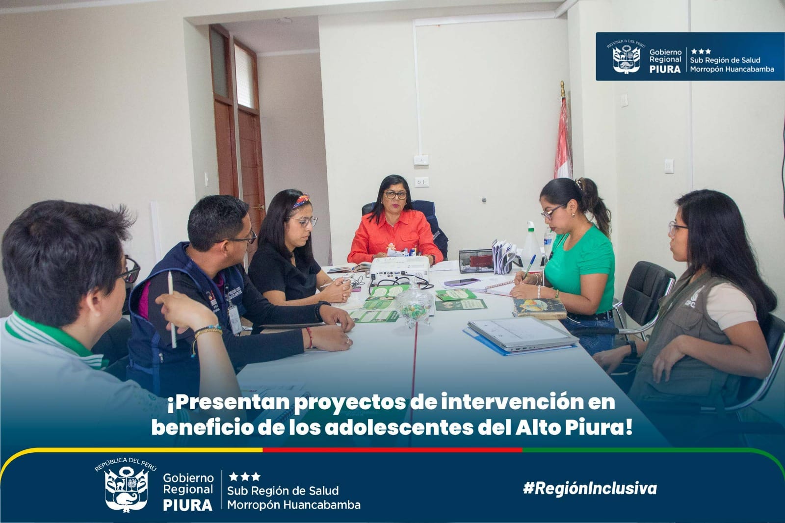 presentan proyectos de intervención a los beneficios de los adolescentes del alto Piura.