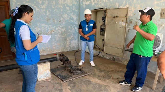 Sunass monitorea restablecimiento del servicio de agua 