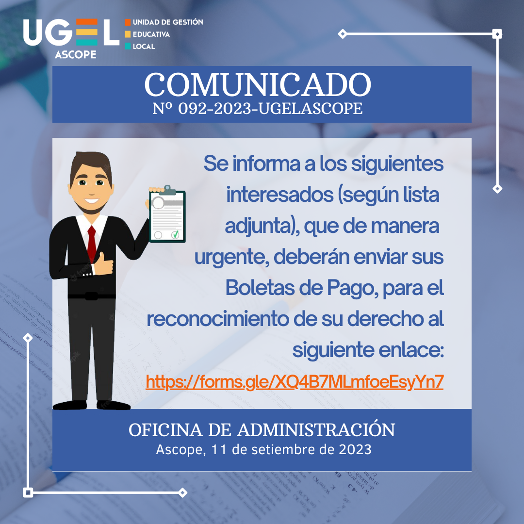 #Comunicado N° 92