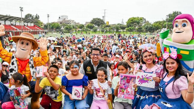 Por el Día del niño  Municipalidad de San Martín de Porres ofreció mega evento por su Día