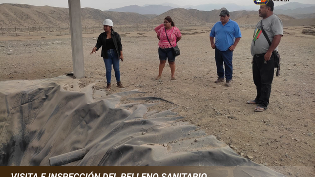 GESTIONES PARA HABILITACIÓN DE RELLENO SANITARIO DE EL CARMEN