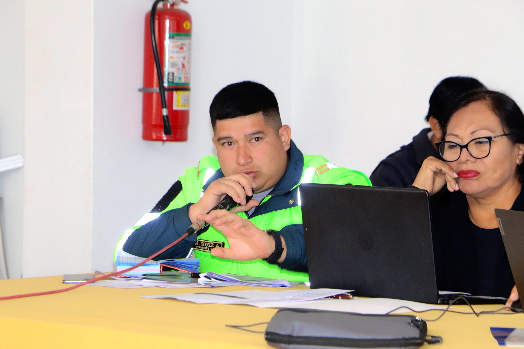 Integrantes del COPROSEC participaron en la mesa de trabajo para la formulación del Plan de Acción de Seguridad Ciudadana 2024 – 2027